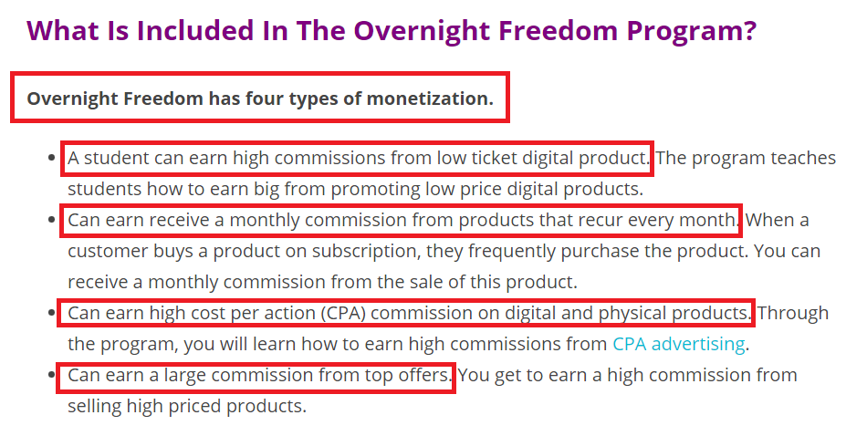 Overnight Freedom Review