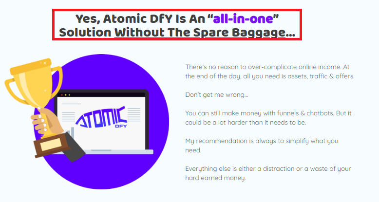 Atomic DFY Review