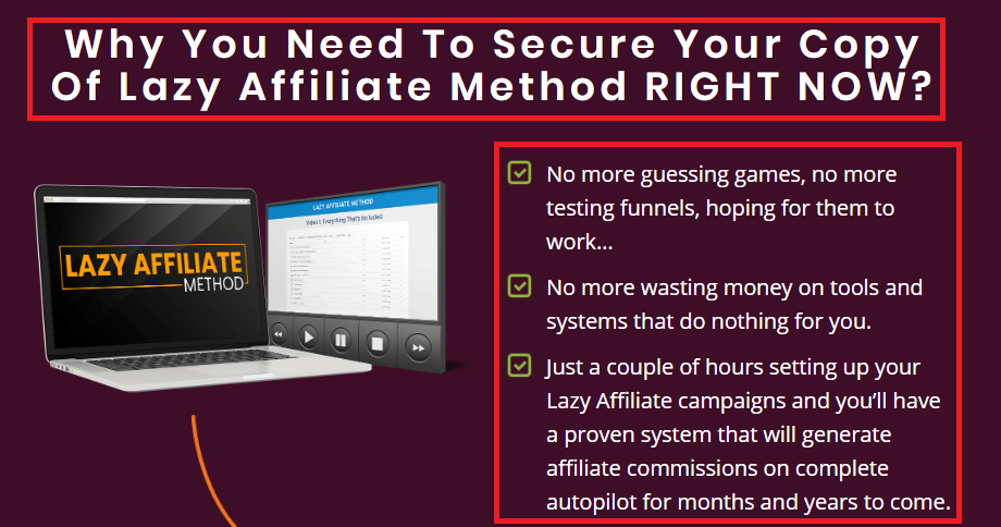 Lazy Affiliate Method Review