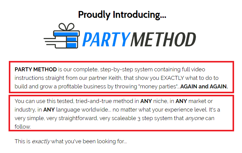 Party Method Review