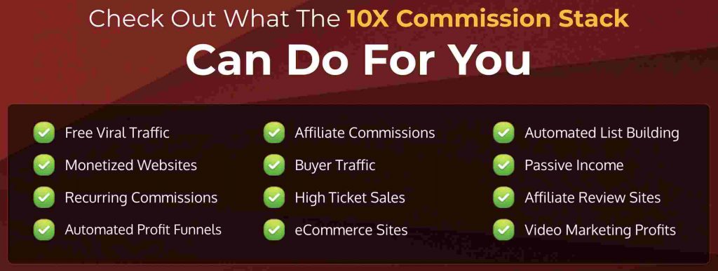 10X Commission Stack Review