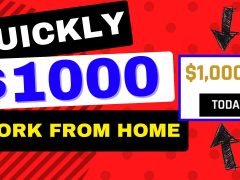 Earn 1000 Quickly Work From Home