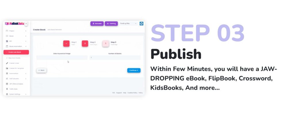 AI Ebook Suite Review Step 3