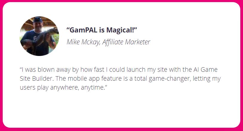 GamPAL Review User