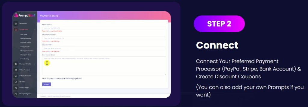 PromptSiteZ Review Step 2