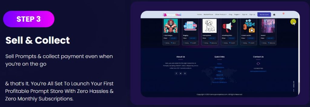 PromptSiteZ Review Step 3