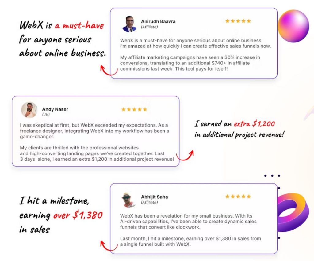 WebX Review User Feedback