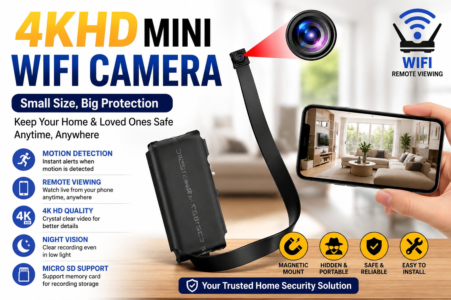 4KHD Mini WiFi Camera Review